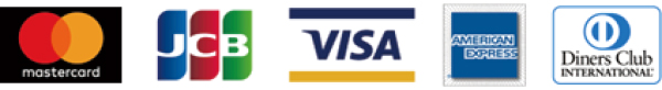 VISA, master card, JCB, American Express, Diners Club